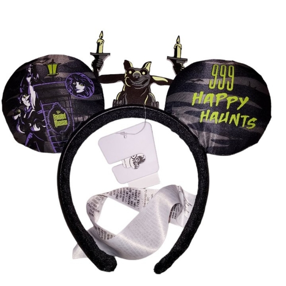 Disney Accessories - Disney Haunted mansion ears headband glow in the dark